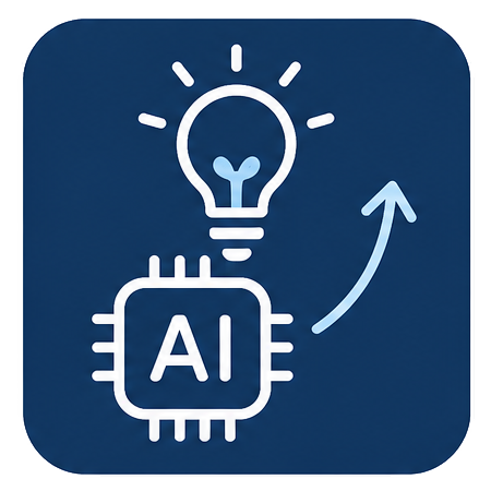 AI活用アイデアを表すアイコン